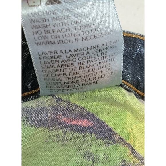 Paradise Mine Woman's High Rise Denim Skinny Blue Jeans Size 29 Made In USA - Picture 11 of 11